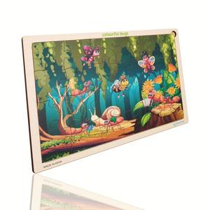 จิ๊กซอว์แมลงไม้หลากสีผลิตจากโรงงานเพื่อการศึกษาของเล่นยอดนิยม - Product Image 2