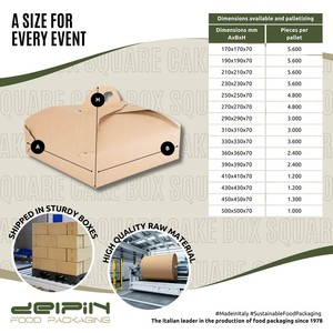 Kraft Paper Rectangle Self Erecting <b>Box</b> With Handle For Food Packaging - Product Image 5