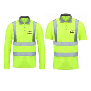 Camisa reflectante para hombre, ropa de trabajo de seguridad, camiseta transpirable de alta visibilidad, cinta reflectante, ajuste cómodo y duradero - Product Image 4