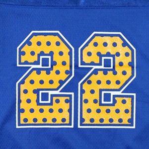 Sigma แกมมา Rho sgrho เสื้อฟุตบอลเด็กสีฟ้าทองผ้าโพลีเอสเตอร์100% ทีมมีโลโก้ด้านหน้าปักไหล่หลัง - Product Image 5