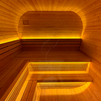 Poêle chauffant d'extérieur en forme de cube pour sauna, service OEM/ODM, construction durable de haute qualité pour jardin, bien-être et spa