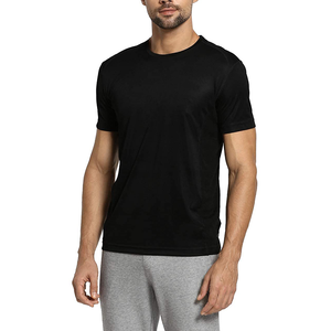 Camiseta de algodón 100% directa de fábrica para hombre, estilo de punto Formal impreso personalizado con imágenes, precio al por mayor - Product Image 1
