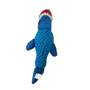 Nuevo juguete masticable con forma de tiburón de peluche a la moda para perros, juego de juguetes para mascotas - Product Image 2