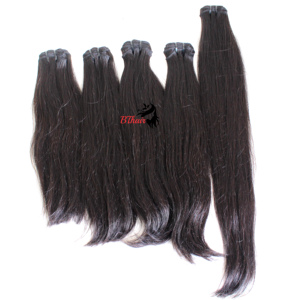 Extensiones de cabello sin procesar, mechones de cabello lacio brasileño, cabello virgen indio alineación con cutícula - Product Image 3