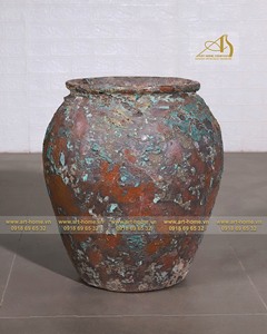 Le pot Atlantis Céramique Rouge Teals Blist AN039H50RTB est idéal pour les plantes et les mini paysages à l'intérieur ou à l'extérieur - Product Image 2