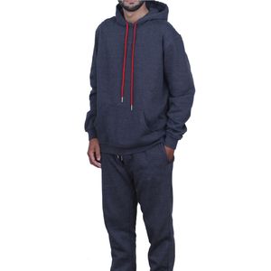 Conjuntos Deportivos de Alta Calidad 100% Algodón, Sudaderas con Capucha Personalizadas, Ropa Deportiva Cómoda para Hombre, con Capucha Sólida para Invierno - Product Image 1