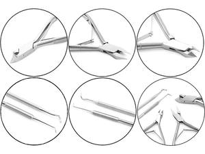 Juego de instrumentos de Podología de acero inoxidable de calidad superior con fuente de alimentación manual certificada CE para uso en hospitales y clínicas - Product Image 5