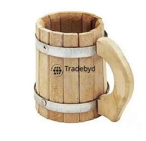 Taza de madera de diseño clásico atemporal-Ecológico y reutilizable para regalar la colección de vasos de granja de Tradebyd - Product Image 2