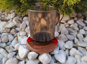 Posavasos de piedra de granito de alta resistencia, almohadillas de bebidas naturales de primera calidad para bares, Cafeterías, hoteles y protección de mesa elegante para todos los días - Product Image 5