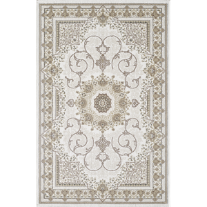 Alfombra turca de lujo hecha a máquina Golden Almas White Premium para sala de estar del fabricante de Gaziantep - Product Image 1