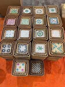 Bandeja de Mimbre Vietnamita al por Mayor para Tiendas de Regalos, Suministros de Tratamiento de Spa de Lujo, Utensilios de Cocina Étnicos Funcionales - Product Image 3