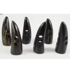Cuerno negro de búfalo puro 100% pulido y natural de alta calidad se alterna por Artesanías de media luna - Product Image 3