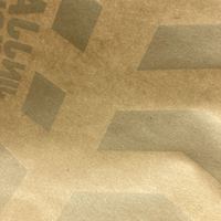 Papier sulfurisé vierge recyclé imprimé sur mesure avec logo pour pain, pizza, snacks, gâteaux et biscuits - Rouleau d'emballage alimentaire réutilisable