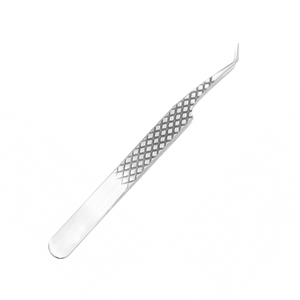 Pinzas para pestañas de ángulo de 45 grados para extensiones de pestañas y aplicaciones sin costuras - Product Image 1