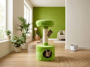 Casa de ensueño Fiona Fresh Green Oasis Cat Dreaming Cottage - Product Image 5