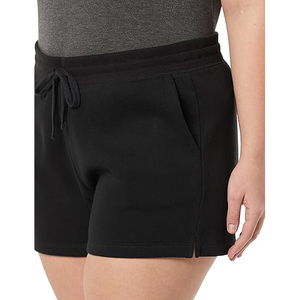 Shorts de Felpa para Mujer, Algodón Suave, Corte Holgado, Casual, Cómodo, Cintura Elástica, Uso Diario - Product Image 4