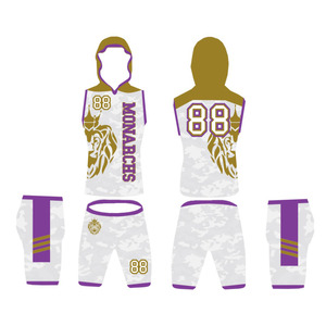 Uniformes d'entraînement de qualité fantastique des fabricants de maillots avec logo personnalisé 7v7 Tissus durables à manches courtes pour la pratique - Product Image 5