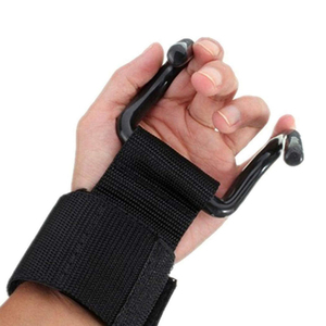 ตะขอยกน้ำหนักมืออาชีพยิมนาสติกแบบกำหนดเองตะขอฝึกออกกำลังกายดึงขึ้นตะขอสายรัดถุงมือรองรับข้อมือ - Product Image 3