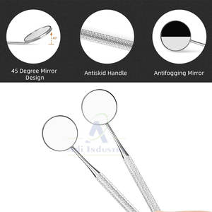 กระจกส่องฟันทำจากสเตนเลสสตีลกระจกปากทำจากปากีสถาน - Product Image 6