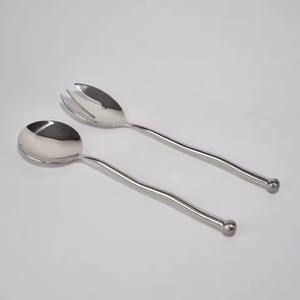 Juego de cubiertos de acero inoxidable chapados en Color plateado con asas de calidad superior de 5 tenedores, cuchara, cuchillo, juego de cubiertos aptos para lavavajillas - Product Image 5