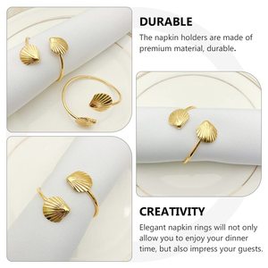 Anneau de Serviette en plaqué or et en fonte, porte-rouleau de tissu, anneau de Serviette et anneau de tissu, grande qualité, personnalisé - Product Image 3