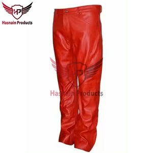 Leggings en cuir véritable taille haute pour femmes luxueuses pantalons décontractés avec toile élégante Sexy pantalon en cuir taille haute élégant - Product Image 2