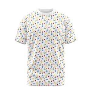 Camiseta de entrenamiento de poliéster para hombre, camiseta atlética de secado rápido que absorbe la humedad, logotipo personalizado, OEM - Product Image 6