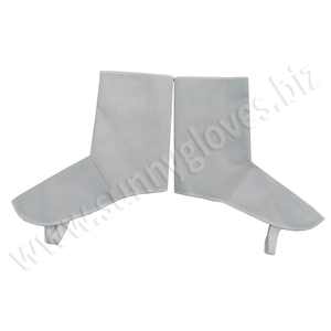 Spats เชื่อมหนังสำหรับช่างเชื่อมสารหน่วงไฟ Coveralls ความปลอดภัยป้องกันหนัง Spats - Product Image 5