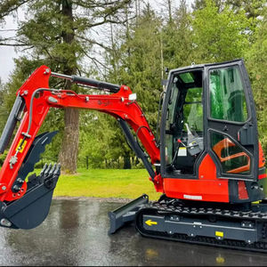 LIVRAISON GRATUITE CFG KU45 EXCAVATRICE DIESEL 30 CV LAME AVANT 60 POUCES BAC À DÉGRAVURE 16 POUCES CABINE COMPLÈTE CLIMATISATION/CHAUFFAGE EPA CE PLUMBERIE AUXILIARE - Product Image 1