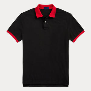 Polo pour hommes respirant à panneaux supérieurs de haute qualité Vente en gros de nouveaux T-shirts pour hommes européens et américains brodés - Product Image 5