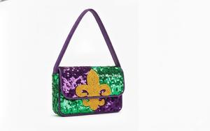 Nouveauté 2026 Sac de luxe brodé de perles, style personnalisable et sac à main Mardi Gras - Product Image 2