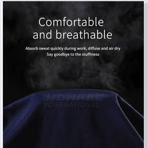 เสื้อคลุมทำงานเอวสูงดีไซน์ใหม่ล่าสุดเสื้อคลุมสตรีทน้ำหนักเบาระบายอากาศได้ดี - Product Image 5