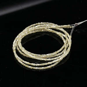 Cuentas de Diamante Natural Amarillo Sin Cortar AAA+ de 1.5-2.5 mm, Caja Cuadrada de 15 Pulgadas para la Fabricación de Joyas - Product Image 2
