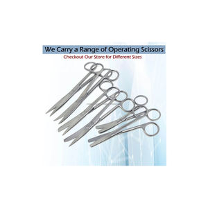 Tijeras Quirúrgicas Manuales de Acero Inoxidable Curvadas de 5.5 Pulgadas, Instrumento Quirúrgico para Hospitales y Clínicas, Grado Médico Profesional - Product Image 6