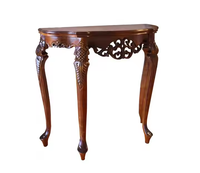 Tabouret ottoman de luxe moderne classique en bois avec incrustation d'os, design réglable, pour chambre, cuisine, salon, hôtel, artisanat Crescent
