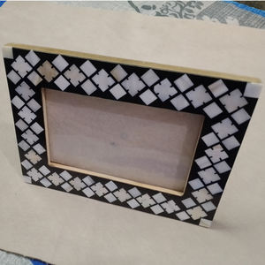 Rajvasant Export-Cadre photo en bois incrusté de résine MDF fait à la main de qualité supérieure Cadre photo économique de luxe - Product Image 4