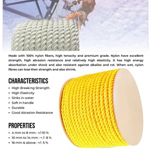 Hilo personalizado de alta resistencia, 3mm-24mm, nailon de alta resistencia, 6 cuerdas ecológicas, OEM/ODM, uso multiusos a baja temperatura y alta - Product Image 5