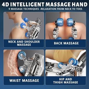 Sillón de Masajes con Control de Voz Inteligente, Masaje de Pies con Amasamiento, Reflexología de Manos, Técnicas de Masaje con Calor Relajante - Product Image 5