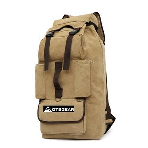 กระเป๋าเป้สะพายหลังกีฬากลางแจ้งสำหรับการปีนเขาและการปีนเขากระเป๋าผ้าใบกันน้ำที่มีซิปปิดสำหรับการค้าต่างประเทศ - Product Image 2