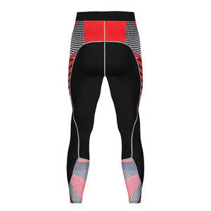 Conjunto Deportivo de Compresión para Hombre, Transpirable, de Secado Rápido, Pantalones Cortos y Camiseta de Gimnasio, 2 Piezas, Spandex/Nailon, Logotipo Personalizado Impreso, para Correr y Entrenar - Product Image 5