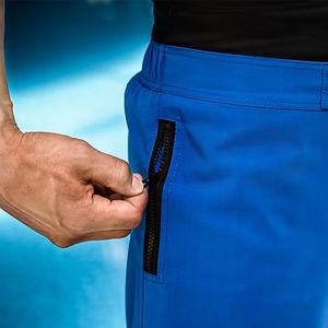 <b>Men</b> Awrah <b>Shorts</b> Mid Waist Canvas Waterproof Anti-Wrinkle Solid Color Breathable High Street Style Running Wear New Style - Product Image 6