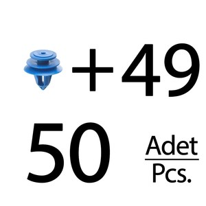 คลิปหนีบเบาะ 50 ชิ้นสำหรับฮอนด้า ซีวิค - Product Image 1