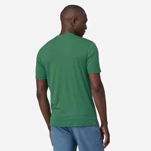 T-shirts pour hommes à col rond et manches courtes de haute qualité, tissu à séchage rapide, nouveau design tendance, prix de gros d'usine, fabrication au Pakistan - Product Image 4