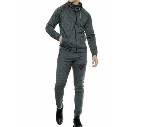 Personalizado al por mayor de alta calidad de dos piezas conjunto de chándal y el campo de Jogging Logo OEM personalizado impreso bordado cremallera de los hombres - Product Image 2