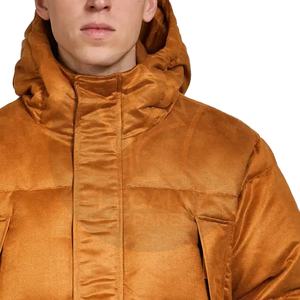 แจ็กเก็ตทรงพองระบายอากาศได้ดีสำหรับฤดูหนาวไซส์ใหญ่พิเศษแจ็กเก็ตกันหนาวแบบลำลองแขนยาวมีซิป - Product Image 2