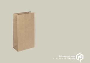 Custom Food Grade Full Open Kraft Paper Bag Top for Flour Milk Powder <b>Snack</b> Food Packing with Gravure Printing Surface - Product Image 4