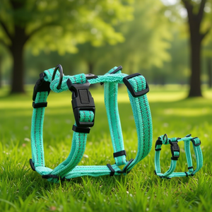 Dual-Color Reflective <b>Dog</b> Harness with Reinforced Stitching Pet Harnesses Product - Product Image 3
