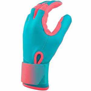 High Quality Professional Eco-Friendly Cabretta Leather Baseball <b>Batting</b> Gloves with Custom Logo Design and Customizable Colors - Product Image 5