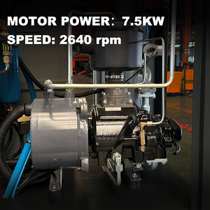 Endüstriyel 2-in-1 vida hava kompresörü 4kw 7.5kw 10HP 15KW döner kompresör De Industrial 380v hava motoru 2nd endüstriyel için seçim - Product Image 2