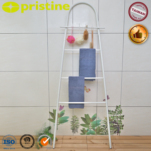 Tienda mejor venta al por mayor Taiwán muebles de almacenamiento para el hogar Escalera de baño de hierro fundido toallero con calentador para uso doméstico - Product Image 4